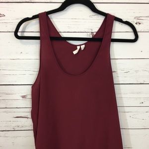 Wine colored sleeves blouse